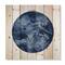 Designart - Space Galaxy Circle - Modern Print on Natural Pine Wood